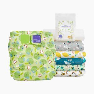 Bambino Mio Miosolo All-In-One Reusable Cloth Diaper Set (12 Pack)